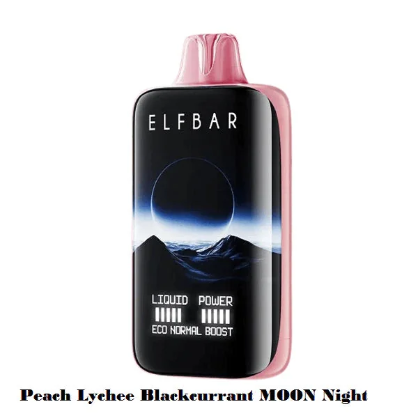 Elf Bar MoonNight 40000 Puffs Peach Lychee Blackcurrant Disposable Vape - Vape Shop Mumbai