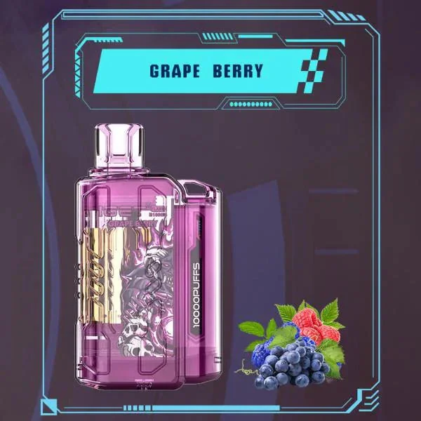 IGET FLARE B10000 Disposable Vape 10000 Puffs � Grape Berry Blend - Vape Shop Mumbai